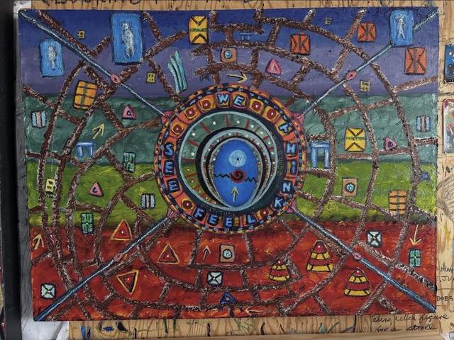 Infinitude 82, oil on canvas by Francis X. Donovan